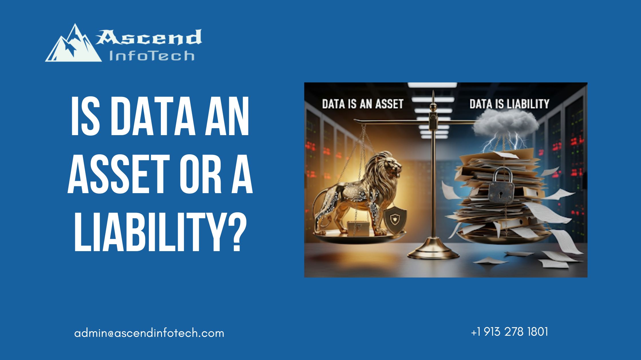 This is a blog banner image of data an asset or liability